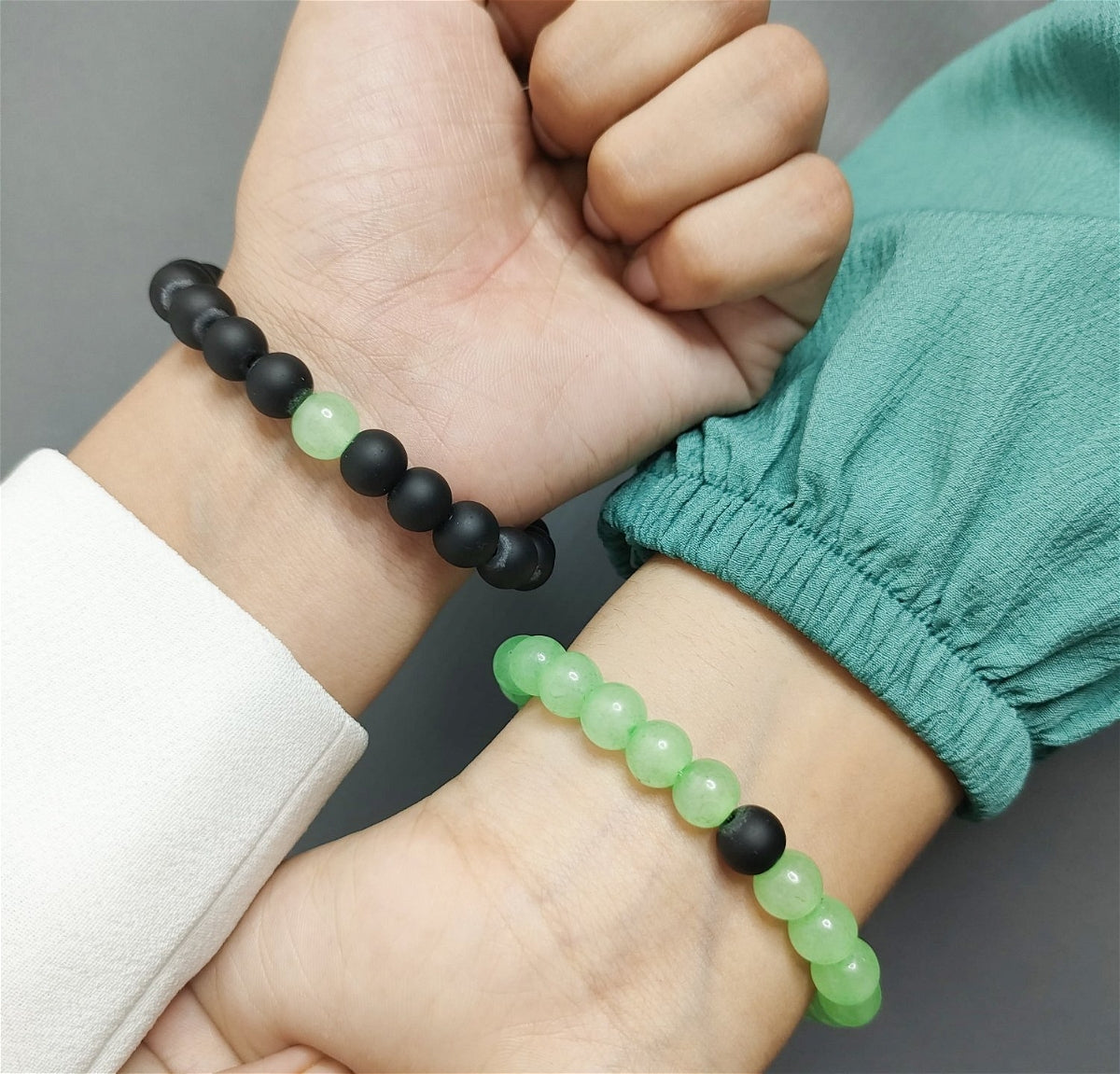 Matte on sale green bracelet