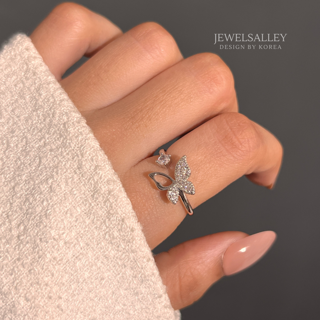 Butterfly Adjustable Ring