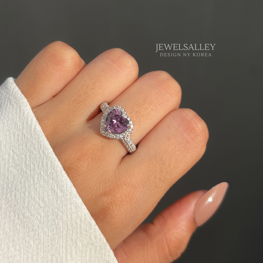 Purple Zirconia Ring