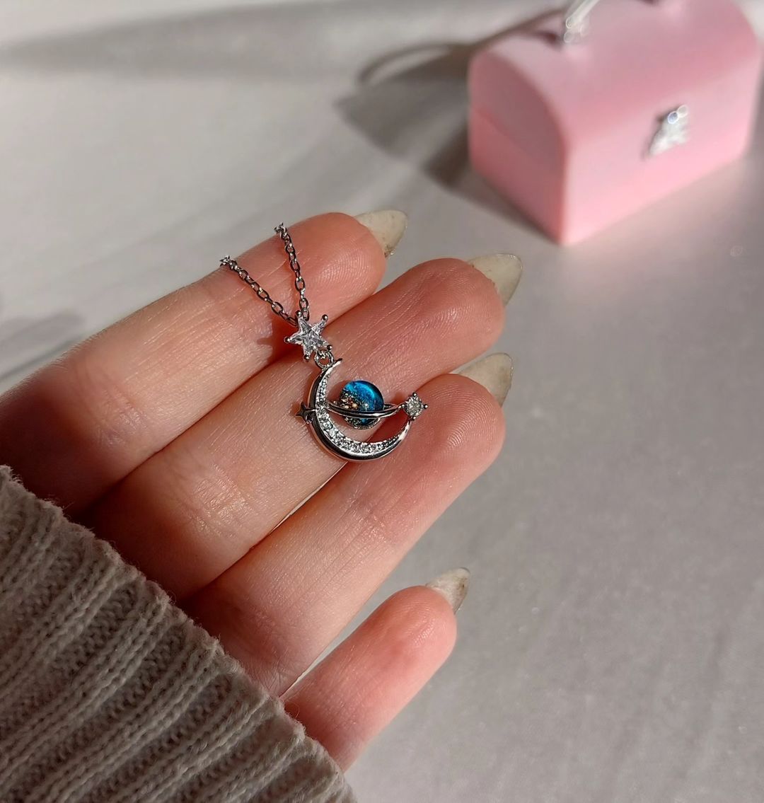 Blue Moon necklace