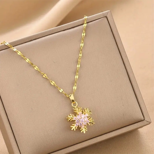 Snowflake necklace