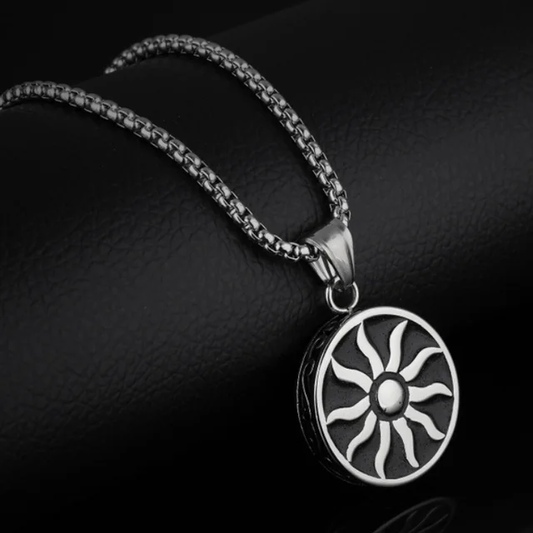 Round sun pendant