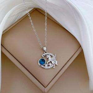 Moonlit Unicorn Necklace