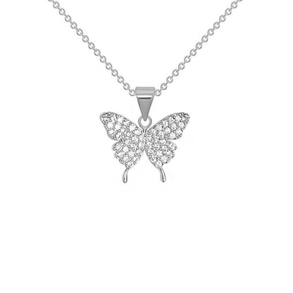 Fairy Butterfly Necklace (Stainless Steel)