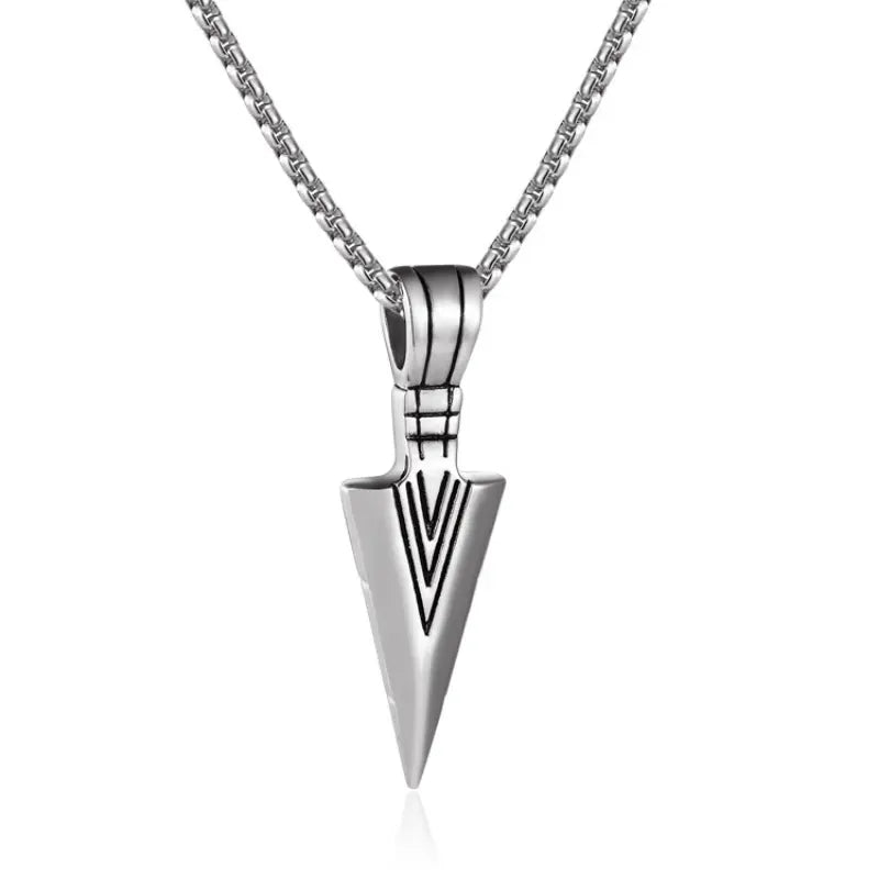 Trendy Arrow mens necklace