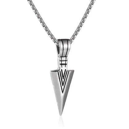 Trendy Arrow mens necklace