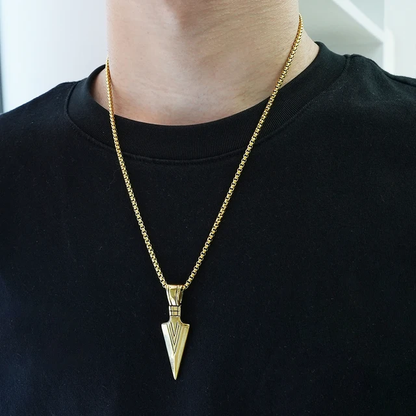 Trendy Arrow mens necklace