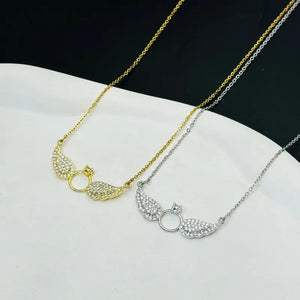 Serenity wings necklace