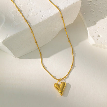 Cupid heart necklace