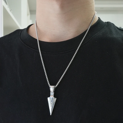 Trendy Arrow mens necklace