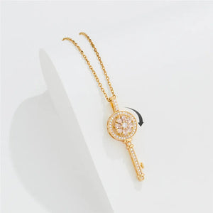 Rotation Necklace Gold plated