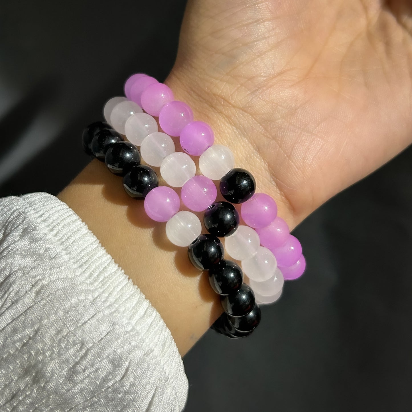 Trio Beads Bracelet (Pack Of 3)