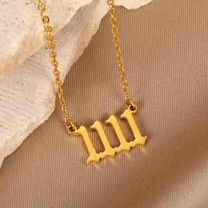 11:11 Gold Plated Necklace