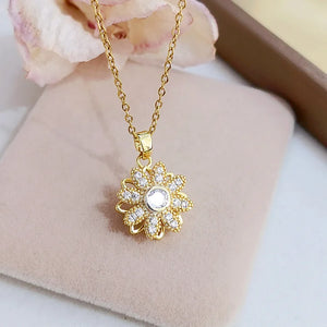 Daisy daily wear Stainless steel Necklace