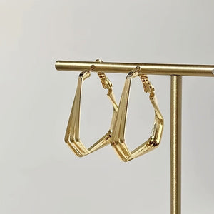 Triple hoop earrings