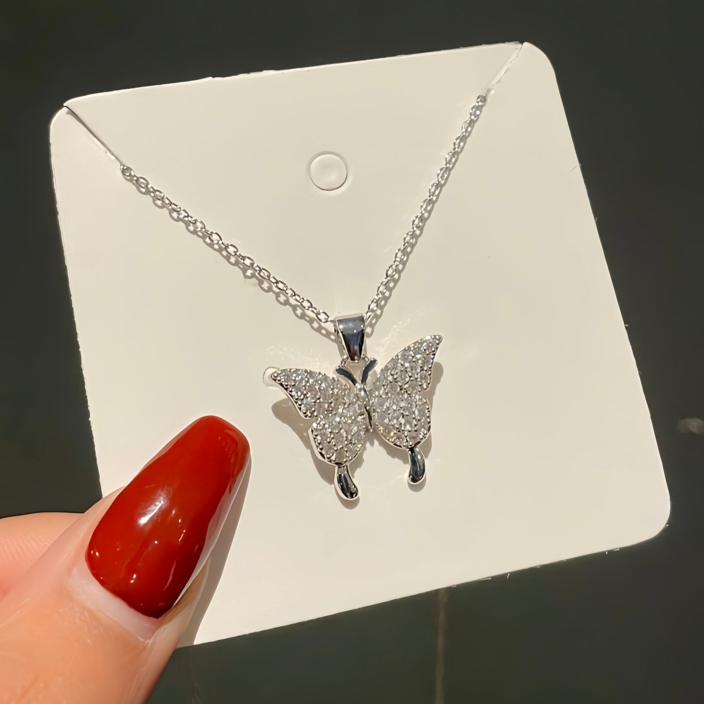 Fairy Butterfly Necklace (Stainless Steel)