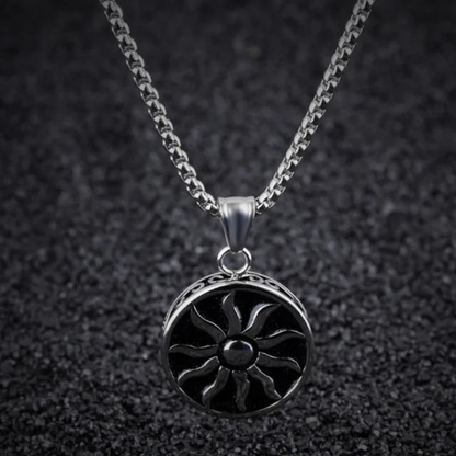 Round sun pendant