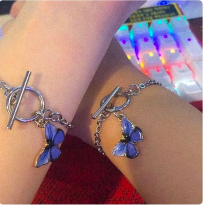 Butterfly Couple Best Friends Sister Bracelet Set of 2