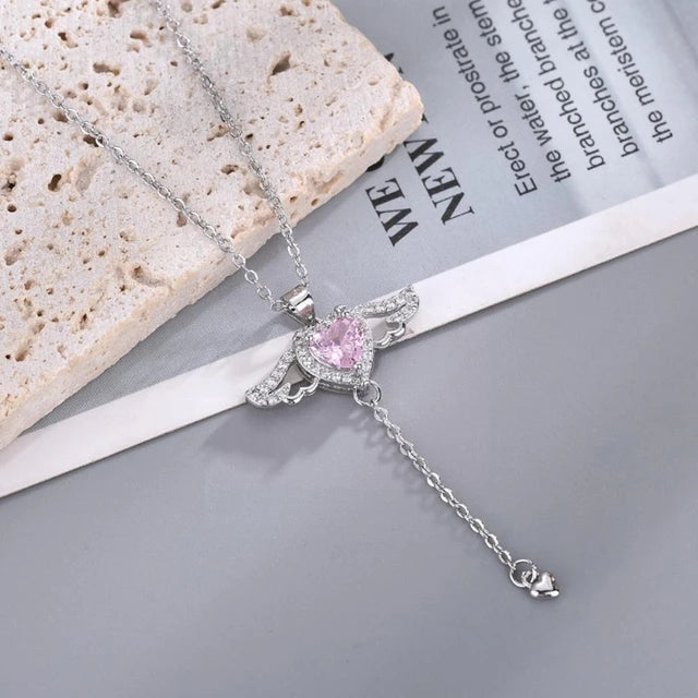 Fall In Love Pink Necklace