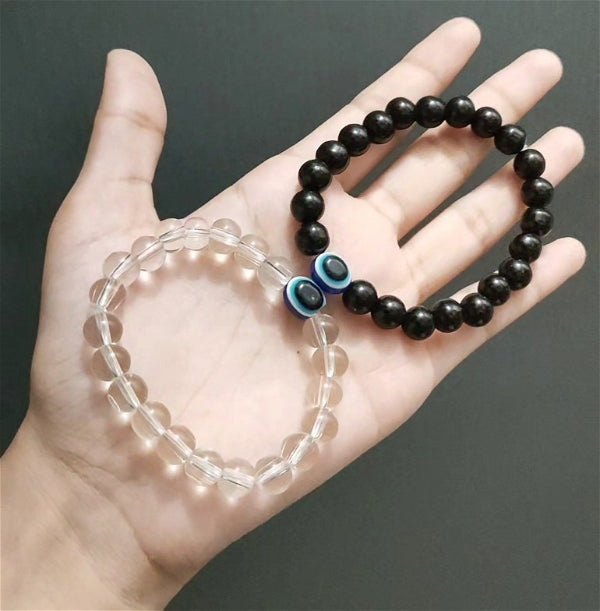 Couple Evil Eye Beads Bracelet