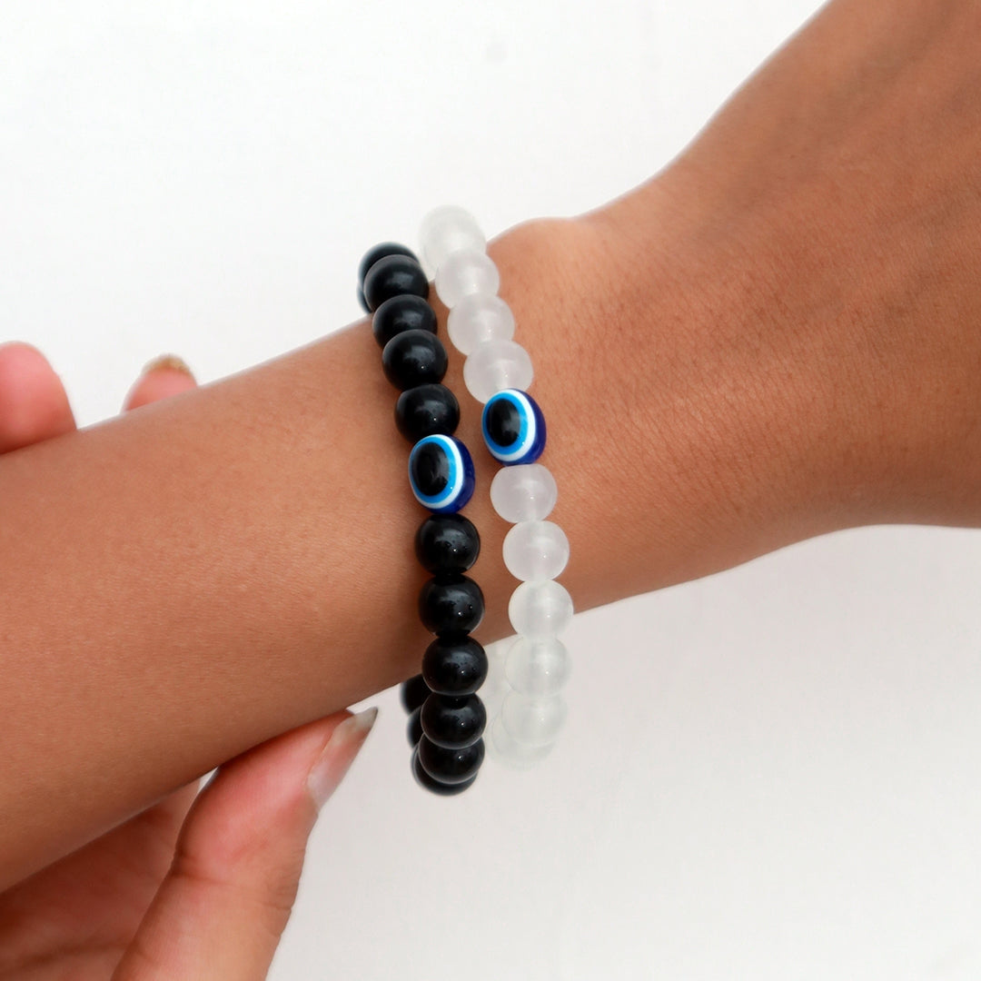 Beads Evil Eye Bracelet (Pack Of 2)