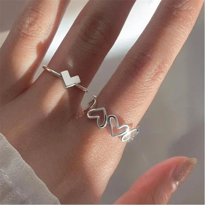 Soulmate Couple Best Friend Sister Ring Set Of 2